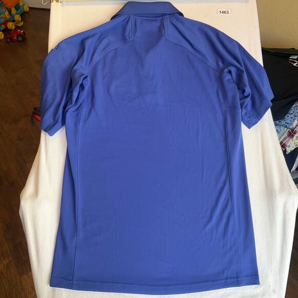 First Tactical Men Polo Shirt Size S Blue Stretch Dennis Wallace Golf 2021 NWT - Picture 7 of 7